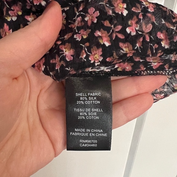 Rebecca Taylor Francesca Silk & Cotton Ruffle Blouse - Picture 4 of 9